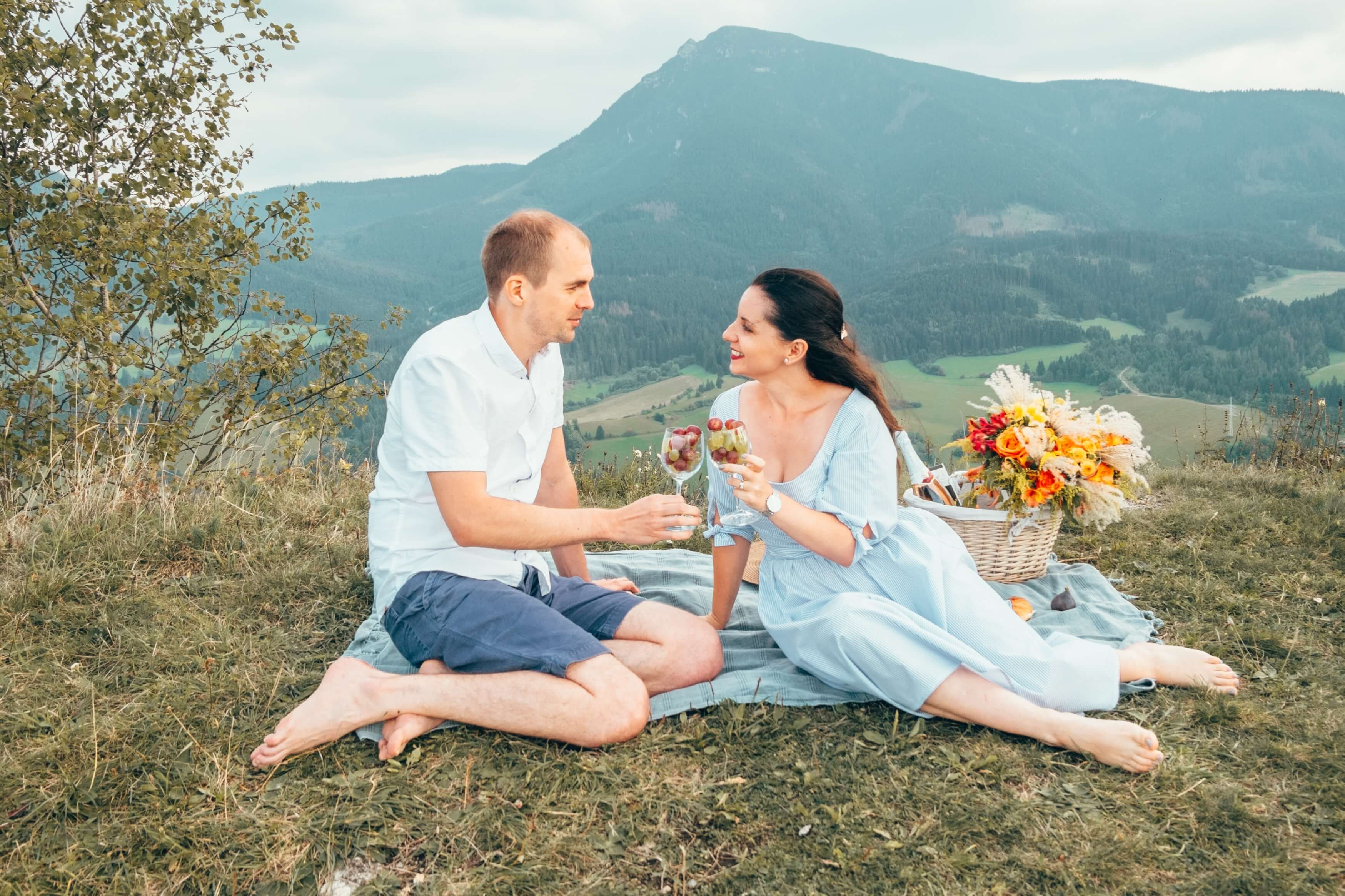 romantický piknik
